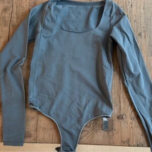 Skims bodysuit- brand new- light blue